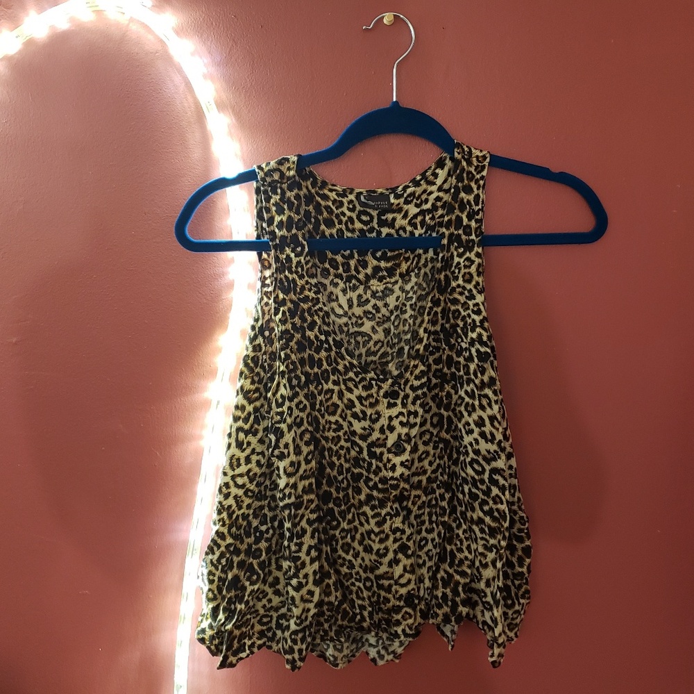 Leopard Crop Top